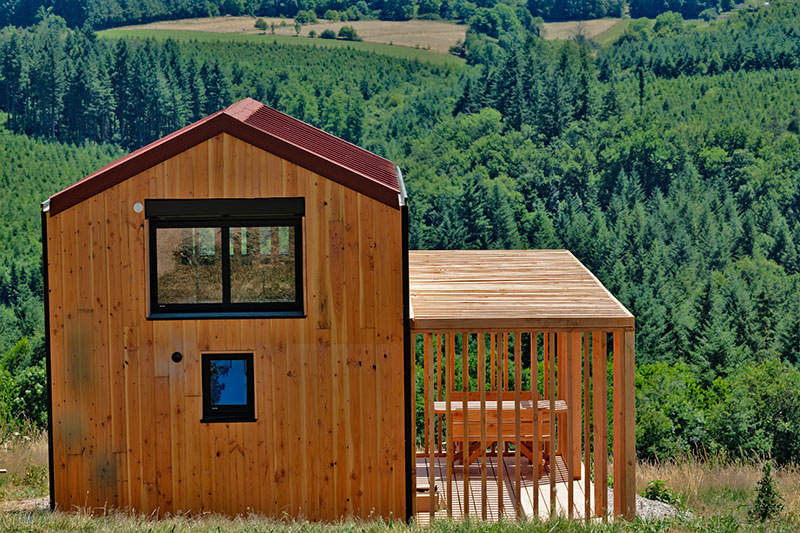 Sauna et bain nordique en terrasse